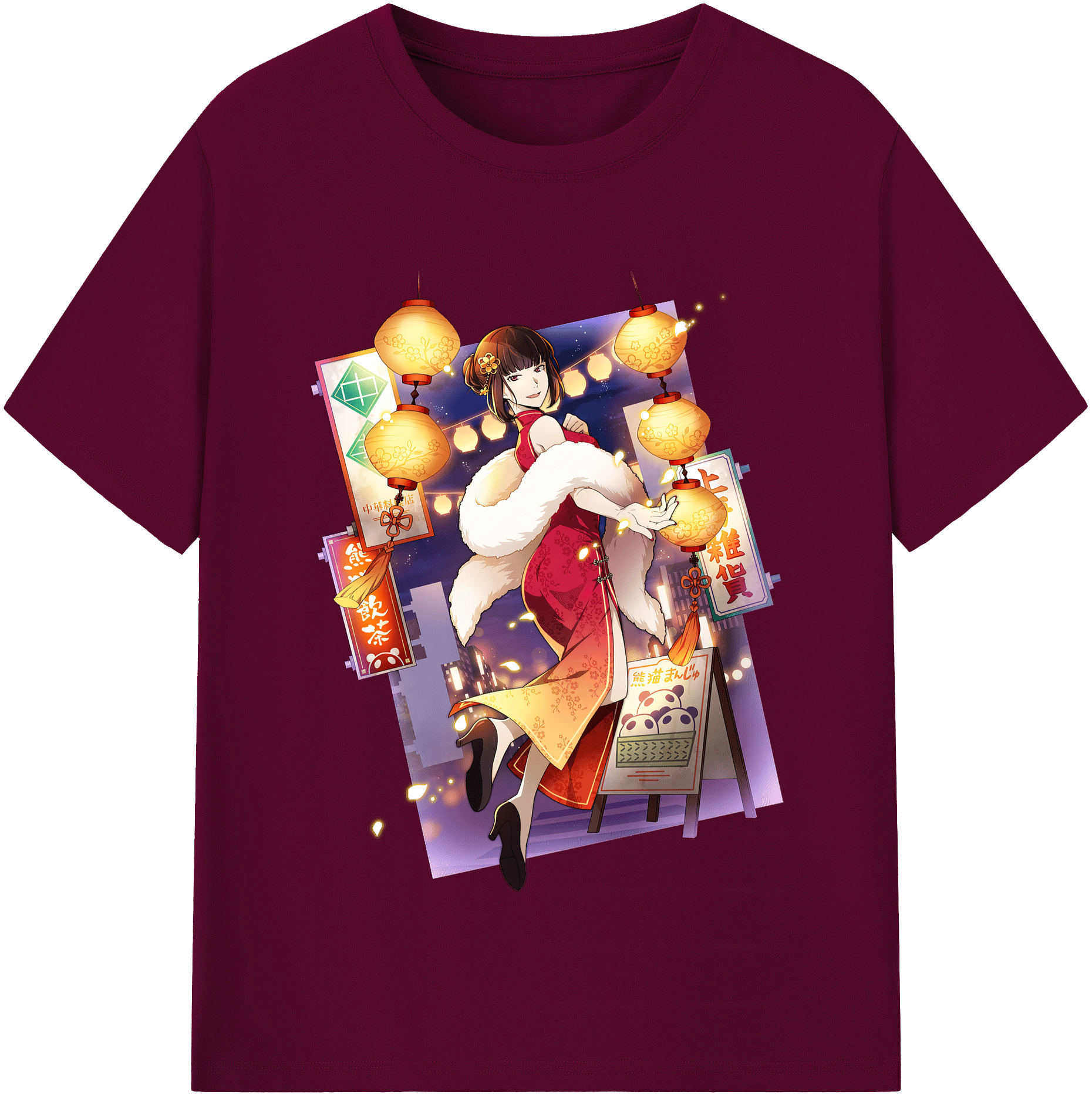 （画像用） 文豪ストレイドッグス Bungo Stray Dogs レディースカジュアルプリントTシャツ（綿100％）